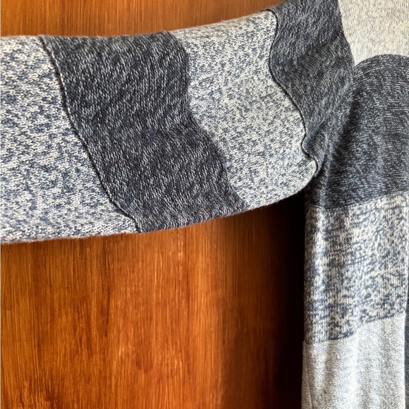 Vintage Patchwork Blue Colorblock Knit Sweater | Dressbarn Woman Plus 18/20/XXL - Picture 14 of 15